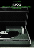 Revox B-790-Owners-Manual